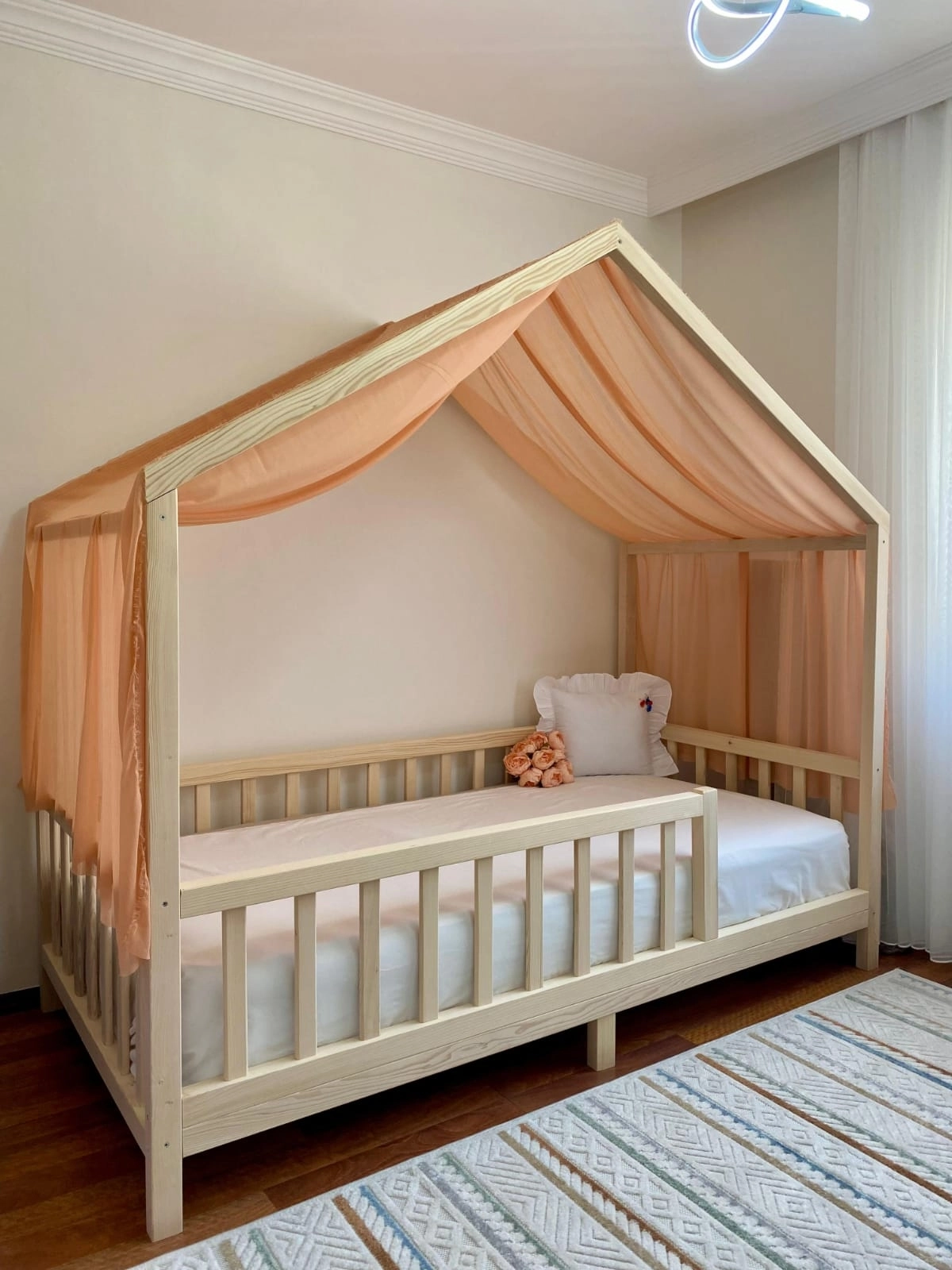 A1 Çatılı Montessori Karyola 