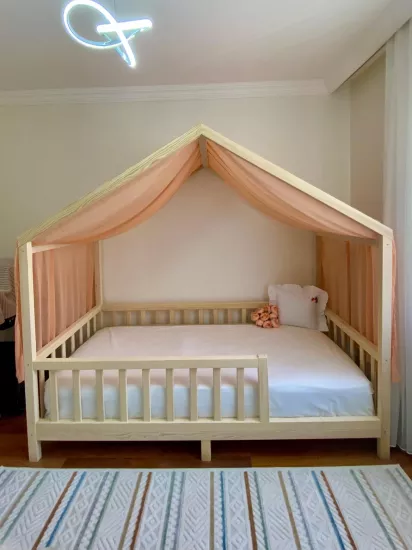 A1 Çatılı Montessori Karyola 