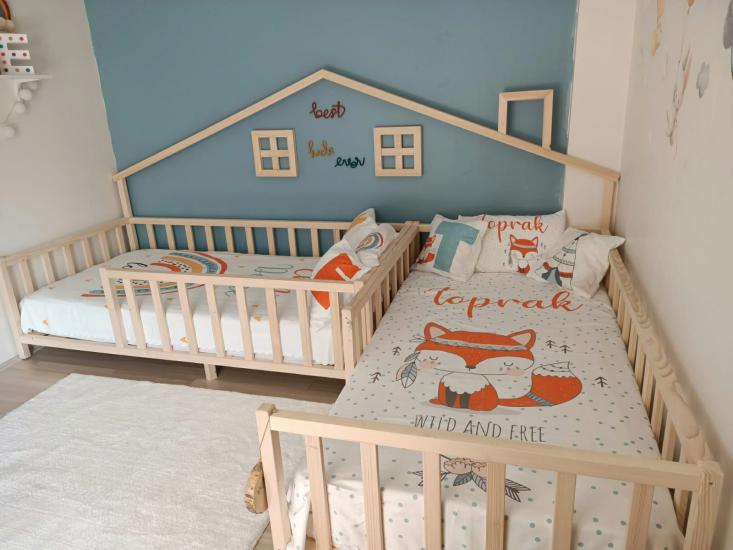Montessori Yarım Çatılı L Model 