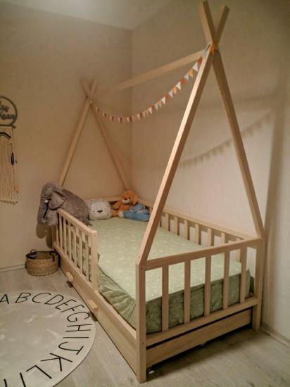 Montessori Apachi Yavru Yataklı Doğal Görünüm